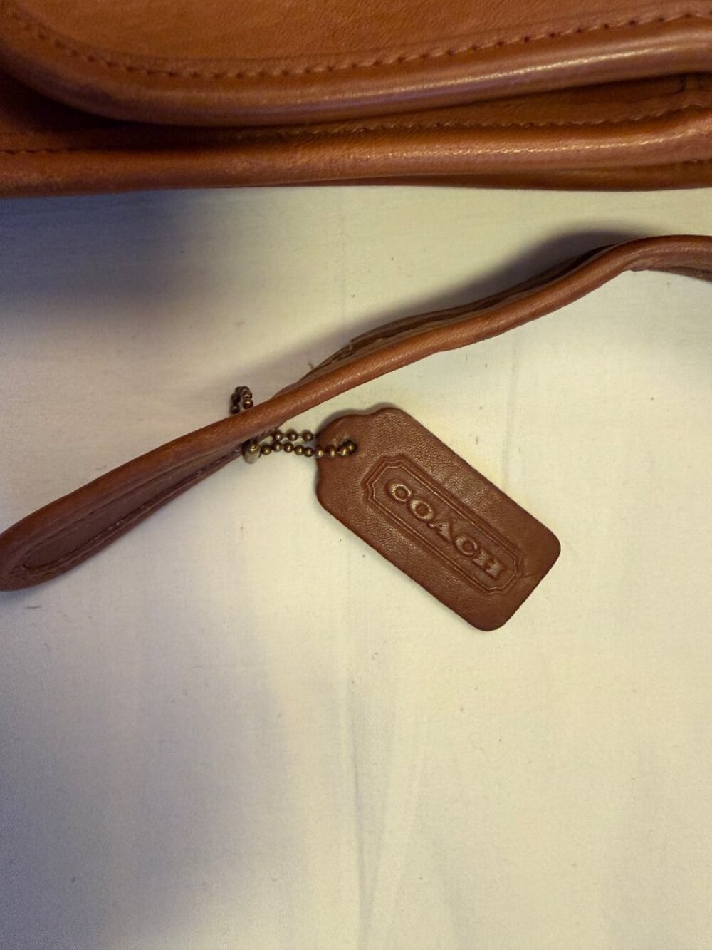 Vintage Coach USA Leather Flap Briefcase Brown Portfolio SN: L5H-5150 - Picture 4 of 8